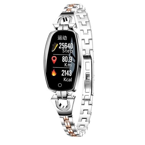 H8 Girl Smart Bracelet Watch Sports Heart Rate Blood Pressure Waterproof Watch - SILVER - Click Image to Close