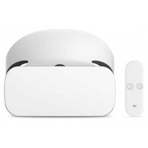 Original Xiaomi VR 3D Glasses with Remote Controller - WHITE - Click Image to Close