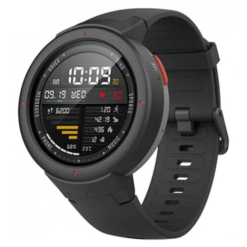 Xiaomi Amazfit Verge 1.3 inch Smart Watch Chinese Version - CARBON GRAY - Click Image to Close