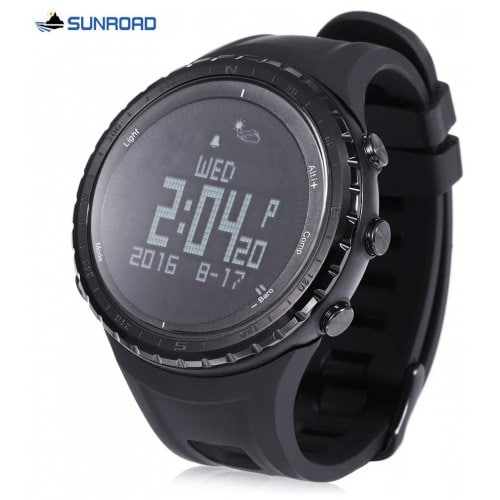 SUNROAD FR803 Sports Smart Watch - BLACK - Click Image to Close