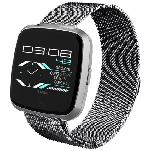 G12 Smart Bluetooth Bracelet Multifunction Sports Smartwatch - SILVER - Click Image to Close