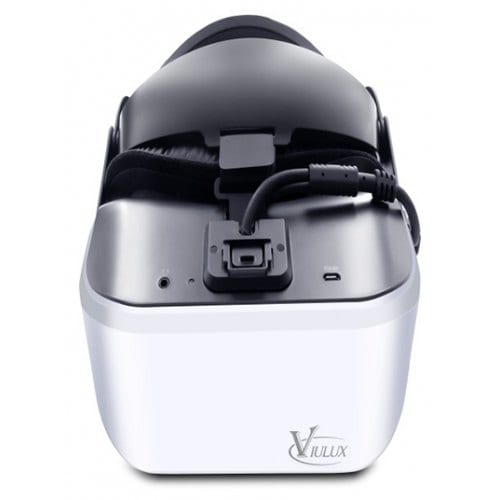 VIULUX V8 VR 3D Headset for PC 5.5 inch - WHITE - Click Image to Close
