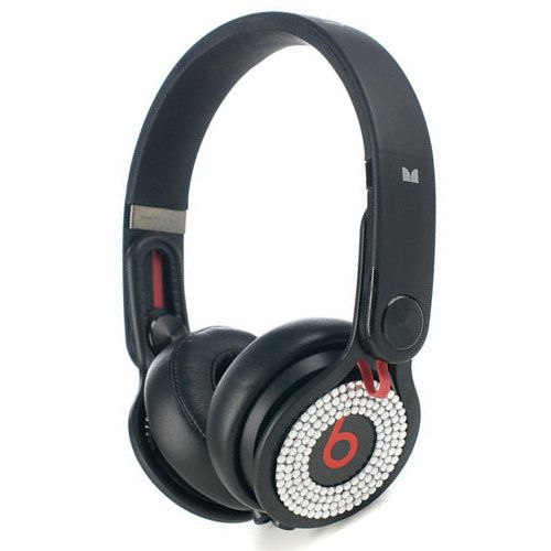Beats By Dr Dre Mixr High Performance Diamond Headphones Black - Click Image to Close