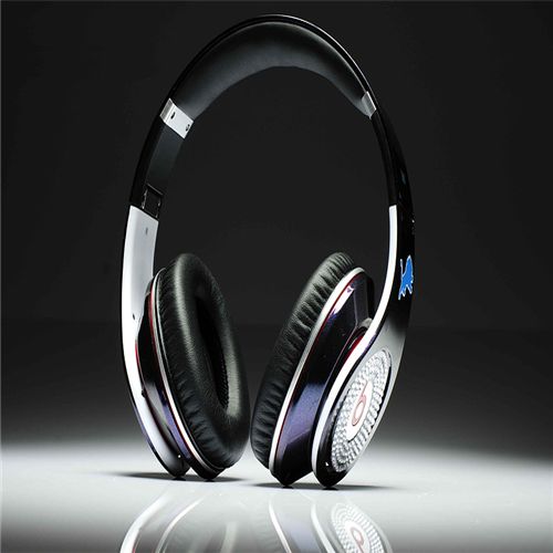 Beats By Dre Studio NFL Edition Headphones Detroit Lions With the Diamond - Click Image to Close