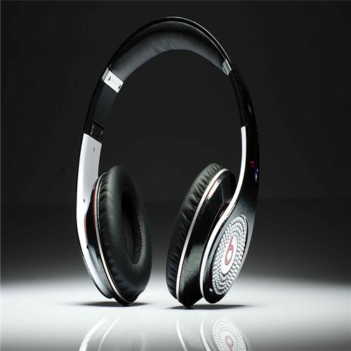 Beats By Dre Studio NFL Edition Headphones New England Patriots With the Diamond - Click Image to Close