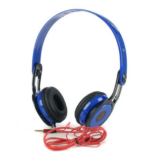 Beats By Dr Dre Mixr Mini Headphones Blue - Click Image to Close