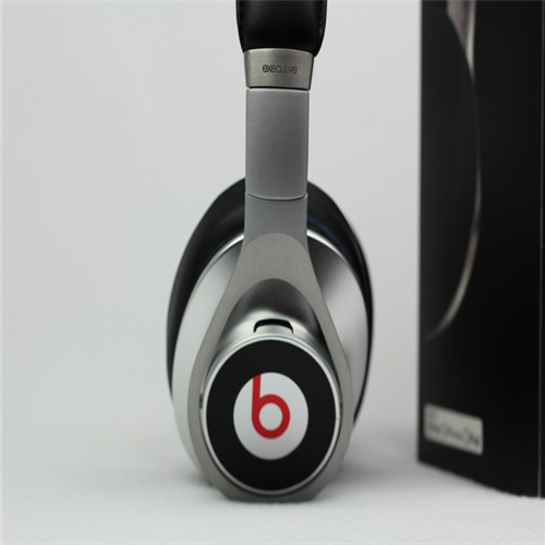 Beats Executive High Quality Over-Ear Headphones With Noise Cancelling Silver Black - Click Image to Close
