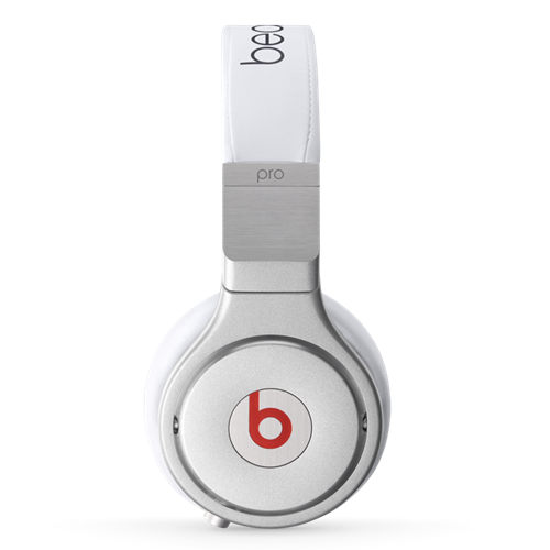 Beats By Dr Dre Pro Over-Ear White Headphones - Click Image to Close