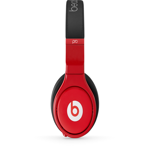 Beats By Dr Dre Pro Over Ear Red Sound Cancelling Headphones | Studio-Quality Sound - Click Image to Close