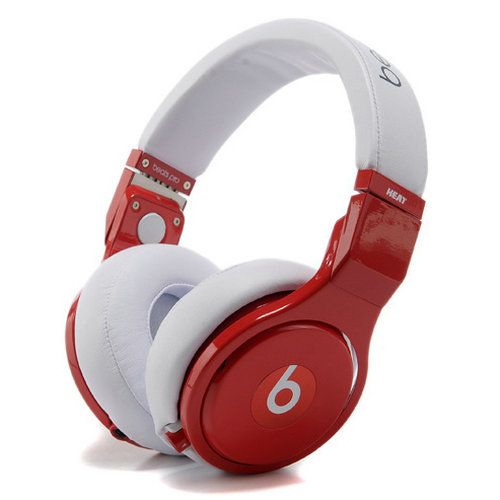 Beats By Dr Dre PRO HEAT Headphones Red - Click Image to Close
