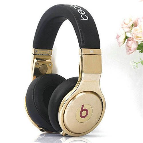 Beats By Dr Dre Pro High Performance 24K Headphones Black - Click Image to Close