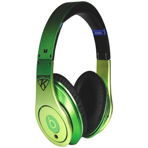 Beats By Dr Dre Studio Over-Ear Nate Robinson(Apple green) Headphones - Click Image to Close