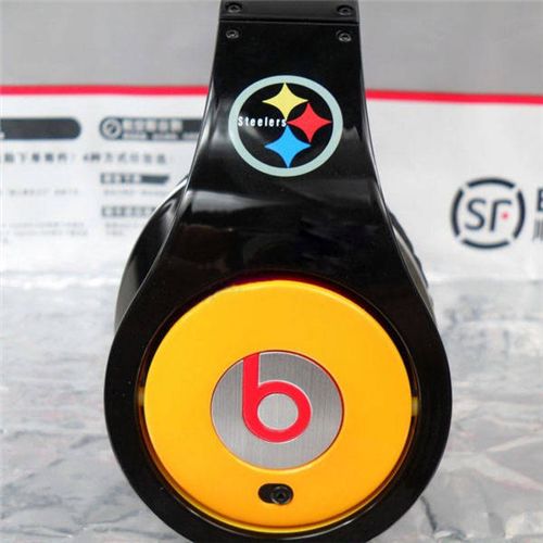 Beats By Dr Dre Studio Pittsburgh Steelers Team Over-Ear Headphones - Click Image to Close