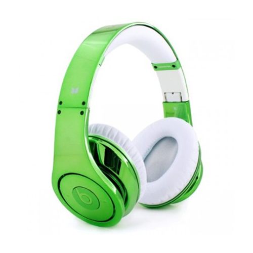 Beats By Dr.Dre Studio Electroplating Colorware Chrome Limited Edition (Green) - Click Image to Close