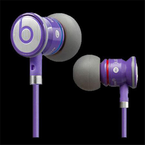 Beats By Dr Dre Just Beats In Ear Purple Headphones - Click Image to Close