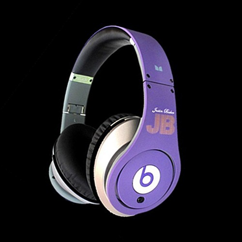 Beats By Dr Dre Justin Bieber Limited Edition Headphones - Click Image to Close