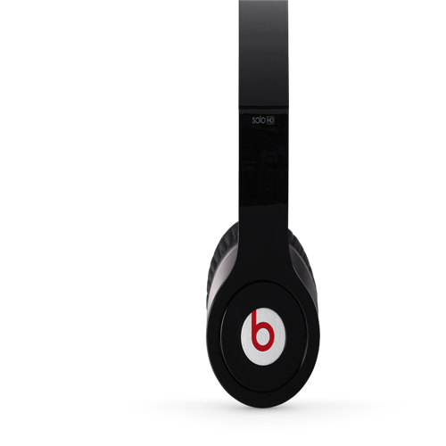 Beats By Dr Dre Solo HD High Definition On-Ear Black Headphones - Click Image to Close