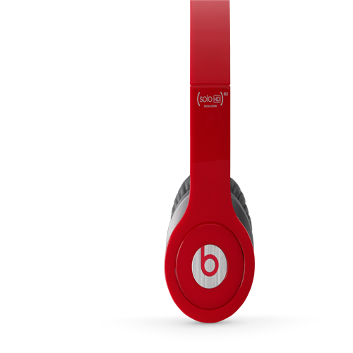 Beats By Dr Dre Solo HD Specail Edtion On-Ear Red Headphones - Click Image to Close