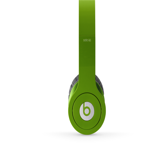 Beats By Dr Dre Solo High-Definition On-Ear Sour Apple Headphones - Click Image to Close