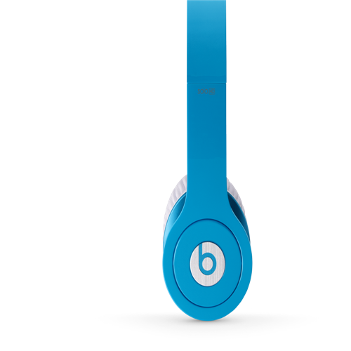 Beats By Dr Dre Solo High Definition Over-Ear Smartie Blue Headphones - Click Image to Close
