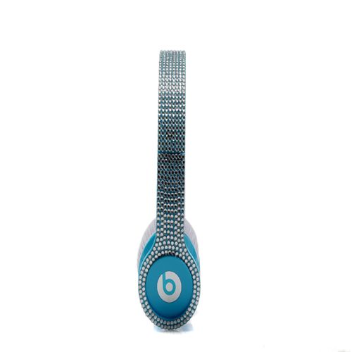 Beats By Dr Dre Solo HD High Performance diamond Headphones Smartie Blue - Click Image to Close