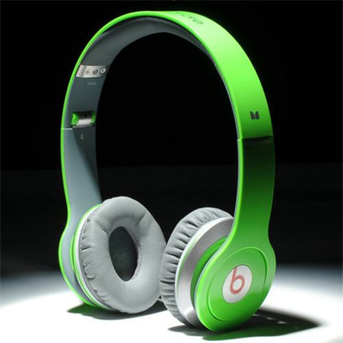 Beats By Dr Dre Solo HD High Performance Headphones Green - Click Image to Close