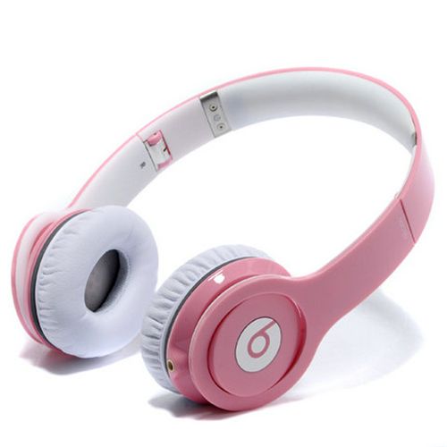 Beats By Dr Dre Solo High-Definition On-Ear Pink Headphones - Click Image to Close
