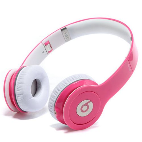 Beats By Dr Dre Solo High-Definition On-Ear Rose Headphones - Click Image to Close