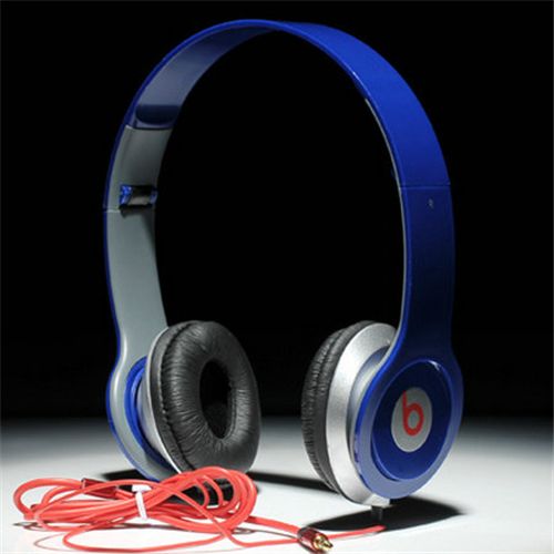 Beats By Dr Dre Solo On-Ear Mini Headphones Blue - Click Image to Close