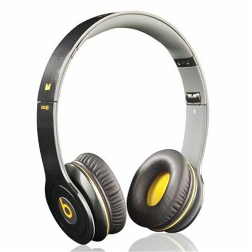 Beats By Dr Dre Solo HD High Performance Headphone black/yellow - Click Image to Close