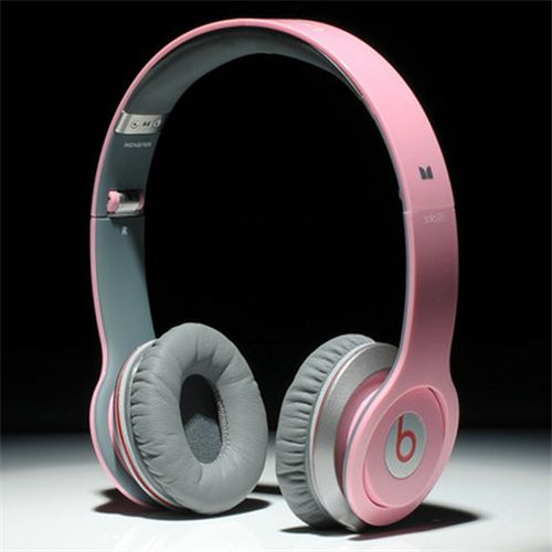 Beats By Dr Dre Solo HD High Performance Headphones Pink - Click Image to Close