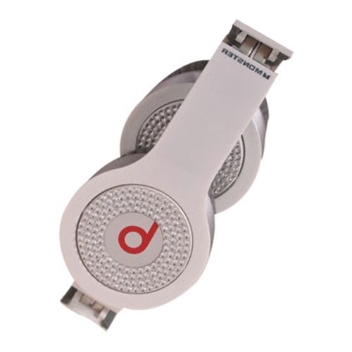 Beats By Dr Dre Solo White Diamond Headphones White - Click Image to Close