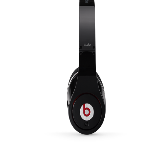 Beats By Dr Dre Studio Over-Ear Black Headphones - Click Image to Close