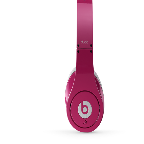 Beats by Dr Dre Studio Over-Ear Pink Headphones - Click Image to Close