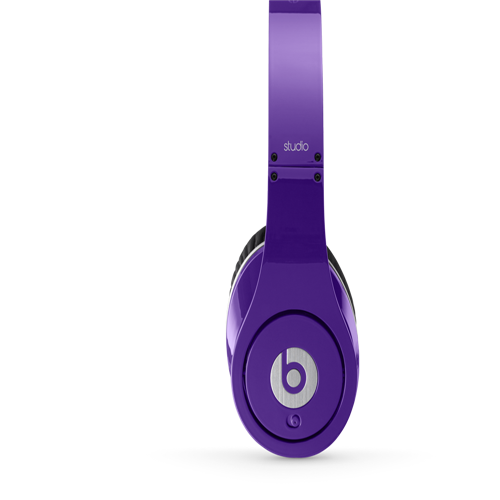 Beats by Dr Dre Studio Over-Ear Purple Headphones - Click Image to Close