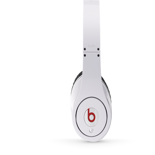 Beats By Dr Dre Studio Over-Ear White Headphones - Click Image to Close