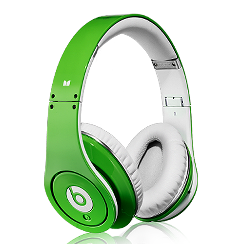 Beats By Dr Dre Studio Over-Ear Green Headphones - Click Image to Close