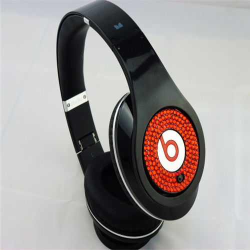 Beats Studio Headphones Black With Red Diamond Edition - Click Image to Close