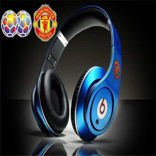 Monster Beats By Dr Dre Studio Manchester United Blue - Click Image to Close