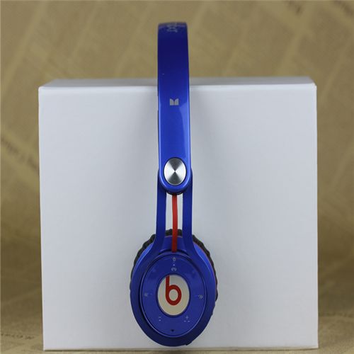Beats By Dr Dre Mixr Wireless Bluetooth Over-Ear Blue DJ Headphones Inspired by David Guetta - Click Image to Close