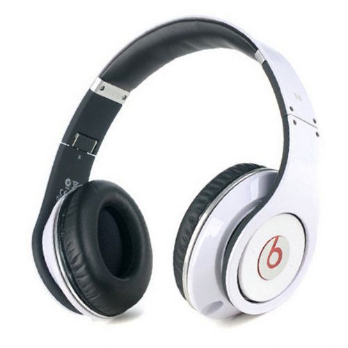 Beats By Dr Dre Studio Wireless Bluetooth Over-Ear White Headphones - Click Image to Close