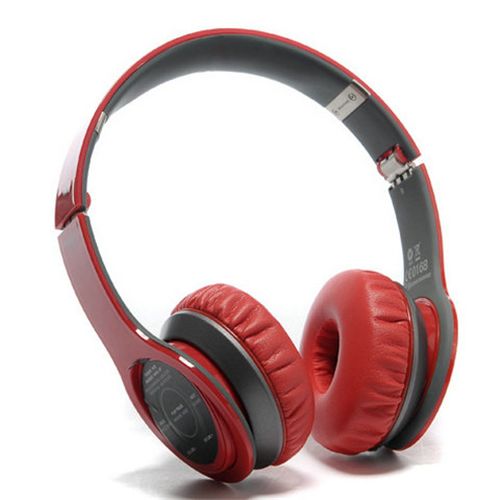 Bluetooth Beats Solo 2 High Performance Wireless Over-Ear Red Headphones - Click Image to Close