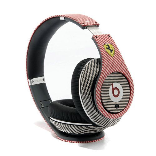 Beats By Dr Dre Studio Ferrari Racing Ultimate Headphones Red - Click Image to Close