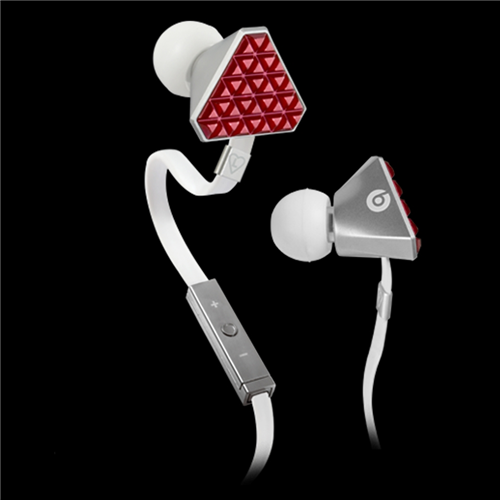 Beats By Dr Dre Heartbeats By Lady Gaga In-Ear Red Chrome Headphones - Click Image to Close