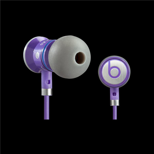 Beats By Dr Dre iBeats In-Ear Purple Headphones with Control-Talk - Click Image to Close