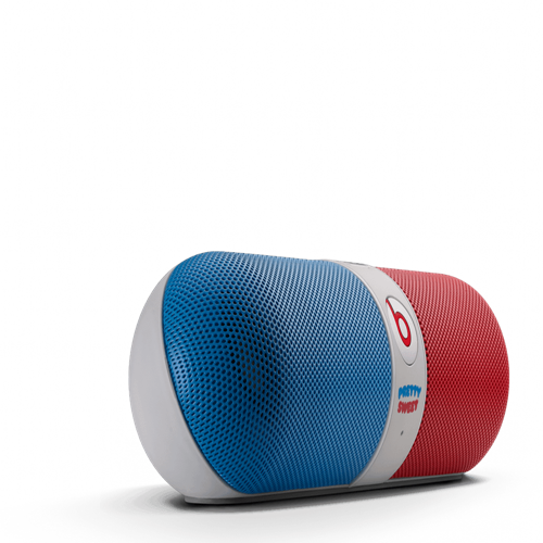Wireless Speakers | Beats Pill with Bluetooth Conferencing - Pretty Sweet White - Click Image to Close
