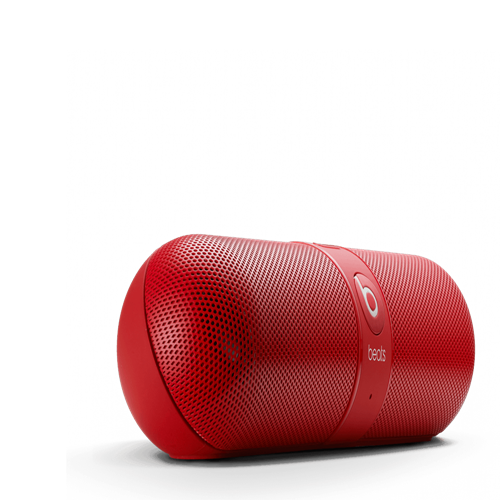 Wireless Speakers | Beats Pill with Bluetooth Conferencing - Red - Click Image to Close