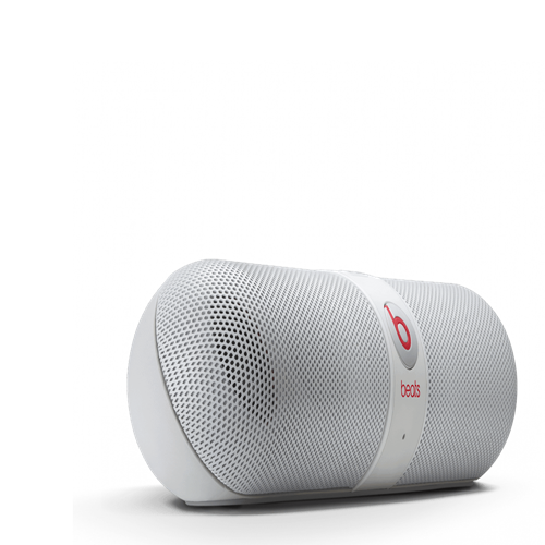 Wireless Speakers | Beats Pill with Bluetooth Conferencing - White - Click Image to Close