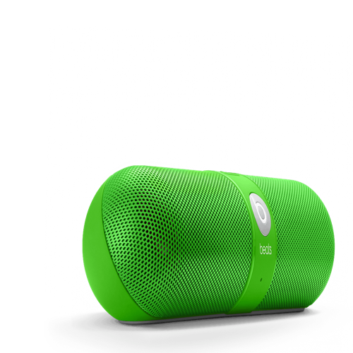Wireless Speakers | Beats Pill with Bluetooth Conferencing - Neon Green - Click Image to Close