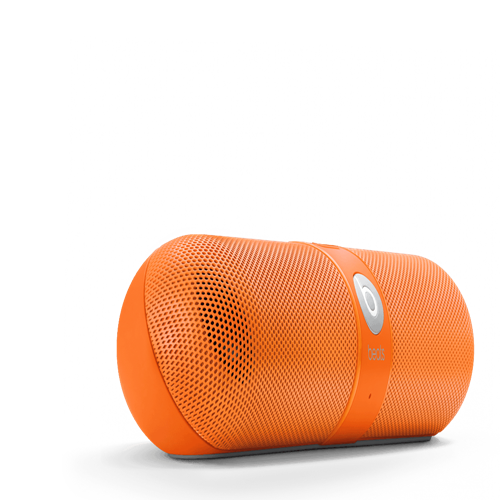 Wireless Speakers | Beats Pill with Bluetooth Conferencing - Neon Orange - Click Image to Close